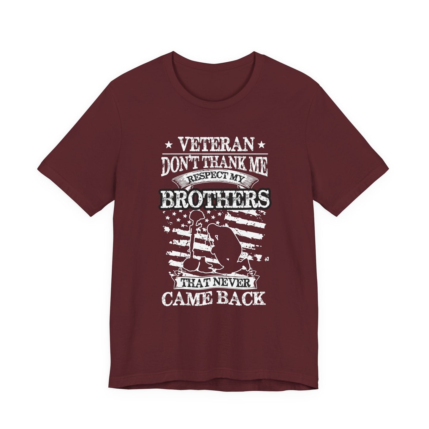Army Veteran Patriotic Graphic Design Unisex Cotton T-Shirt v60