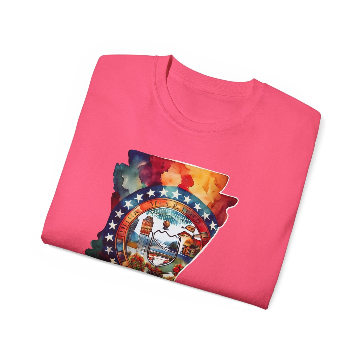 Arkansas Graphic Unisex Cotton T‑Shirt 1