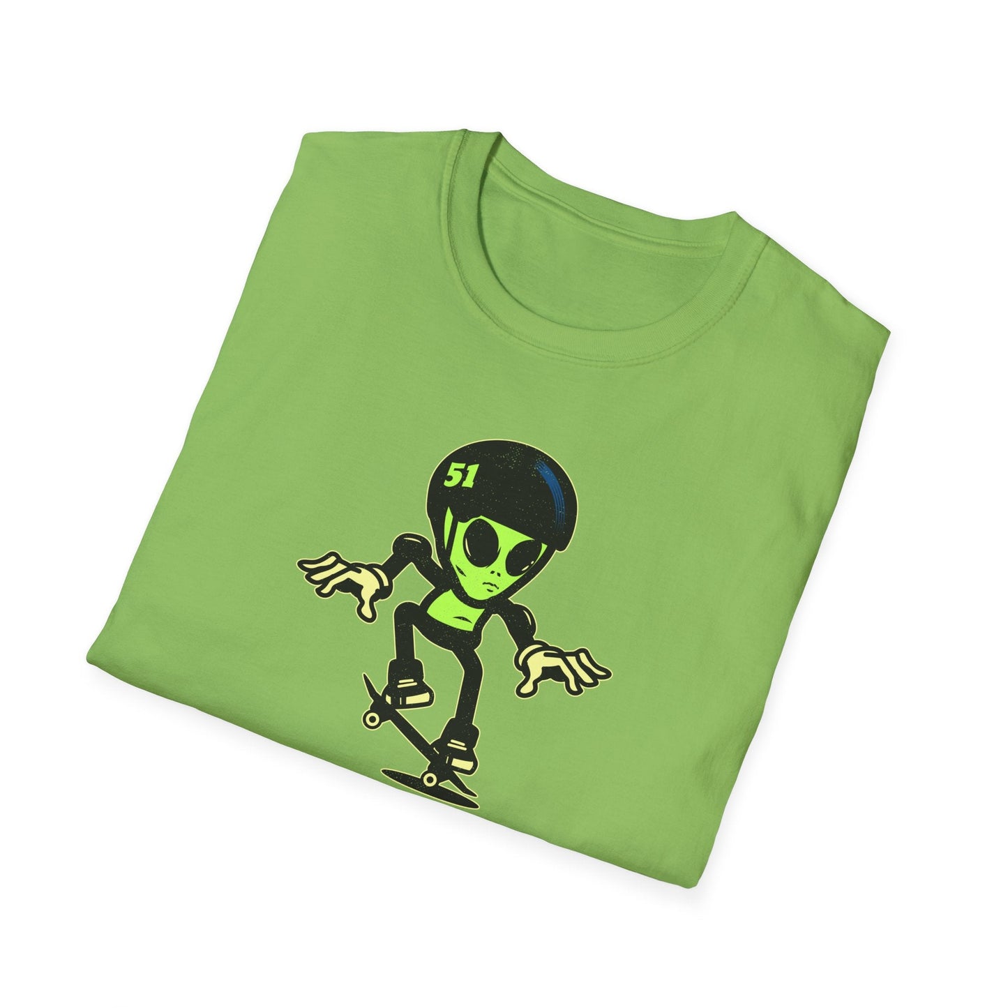 Alien Skateboard Space Invaders Shirt