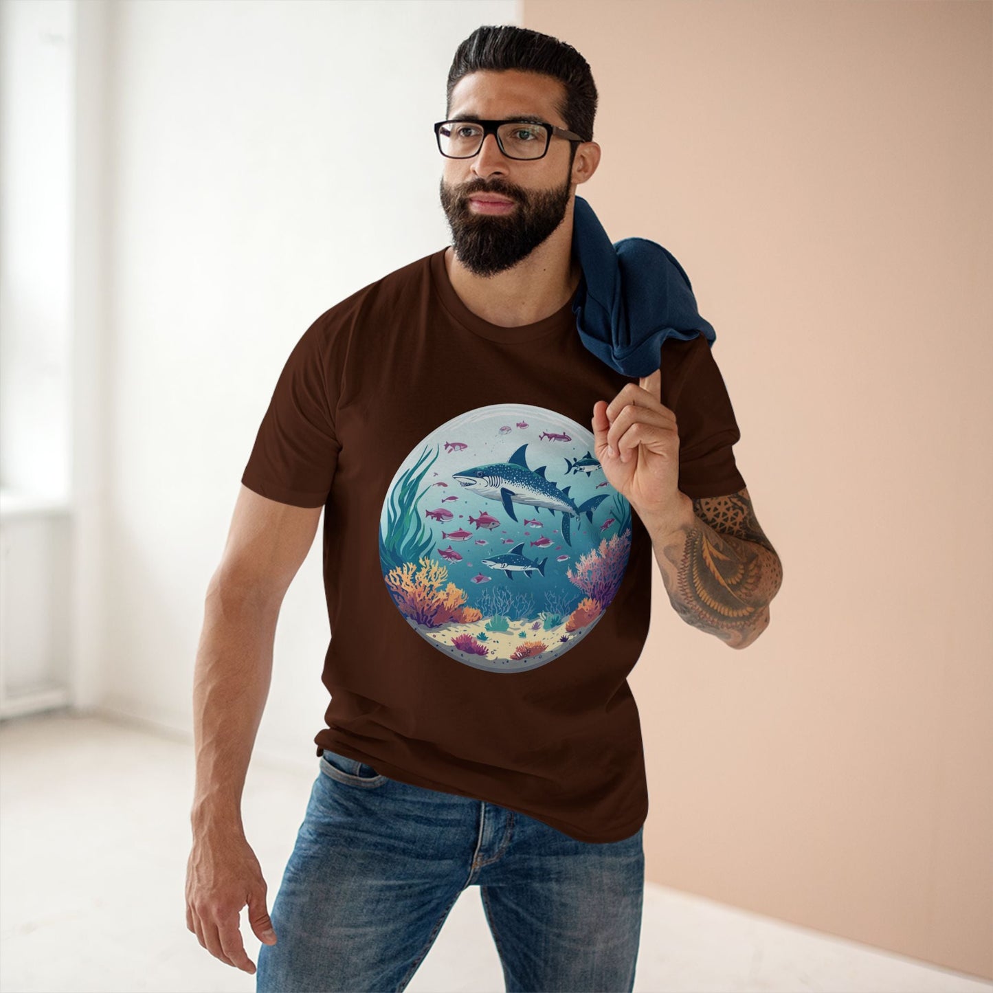 Ocean Shirt Ocean Pacific OP19 Unisex Premium Cotton Tee With Original Art Design