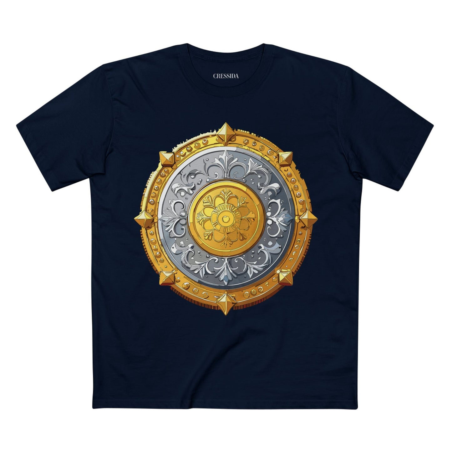 Antique Gold Coin Graphic Design T-Shirt Unisex 100 Cotton With Golden Print Artwork Tee 22