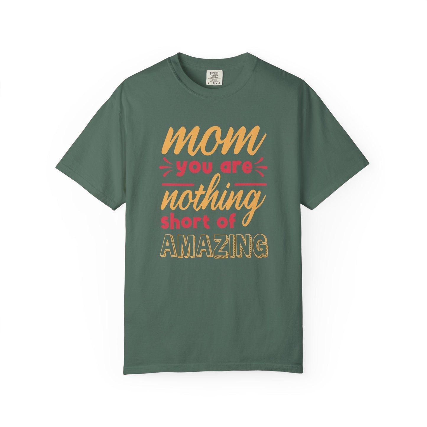 Mom T-shirt Mother's Day Mama Tee Unisex Comfort Colors Garment-Dyed Cotton h21