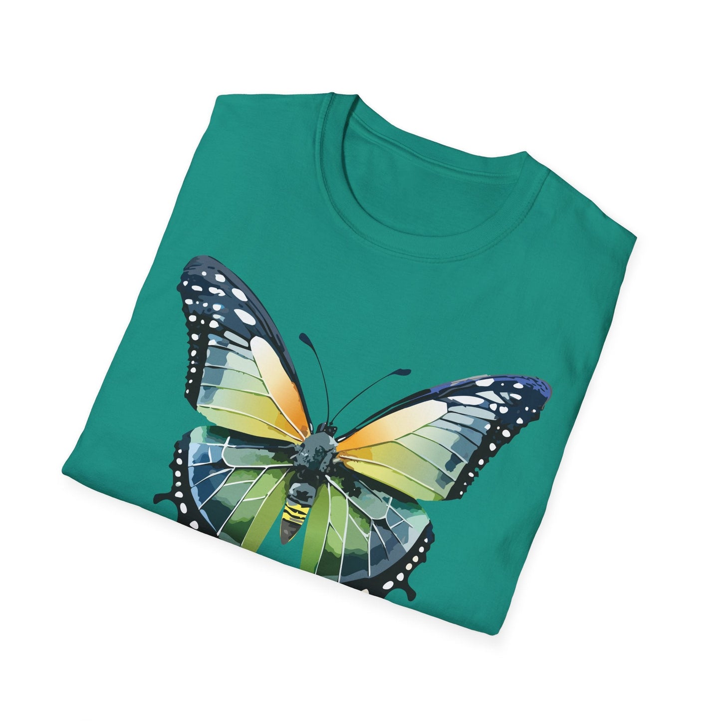 Butterfly Shirt Unisex Softstyle Gildan 64000 Monarch Butterfly Graphic Tee For Men And Women