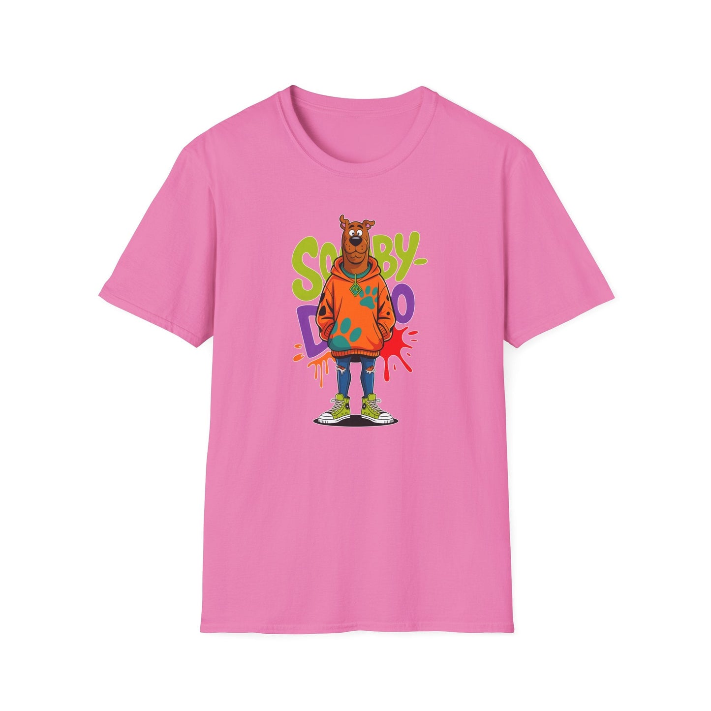 Unisex Cartoon T Shirt With Animation Funny Animals Tee Gildan Softstyle 64000 100 Percent Cotton