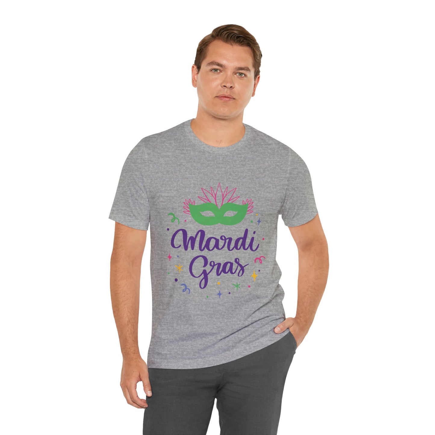 Unisex Cotton Tee Shirt for Mardi Gras