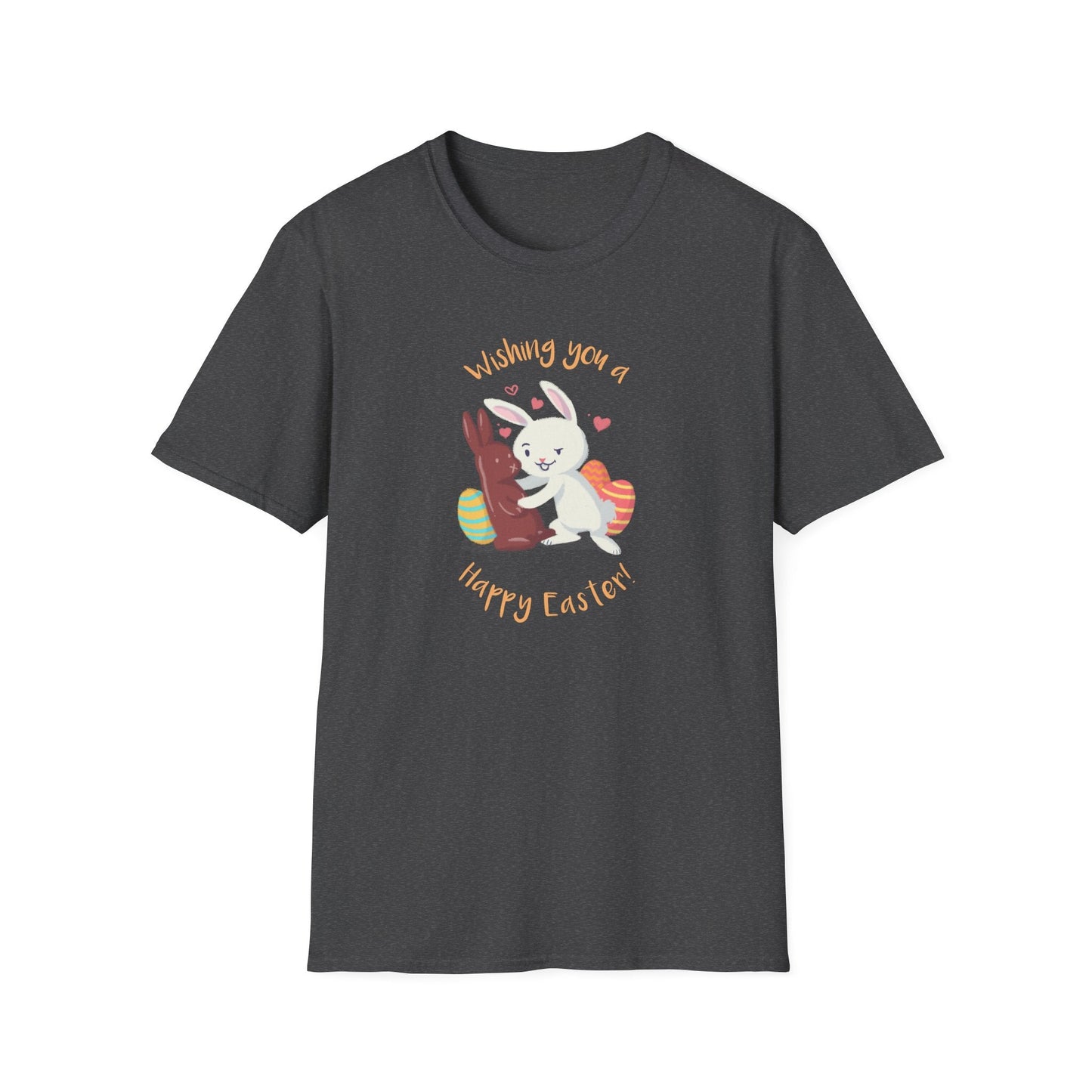 Easter Bunny T Shirt With Easter Signature And Prints Unisex Tee Design For All Occasions