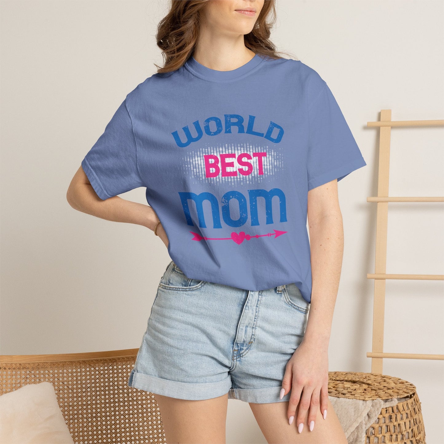 Mom T-shirt Mother Day Mama Tee Unisex Comfort Colors Garment-Dyed Cotton h100