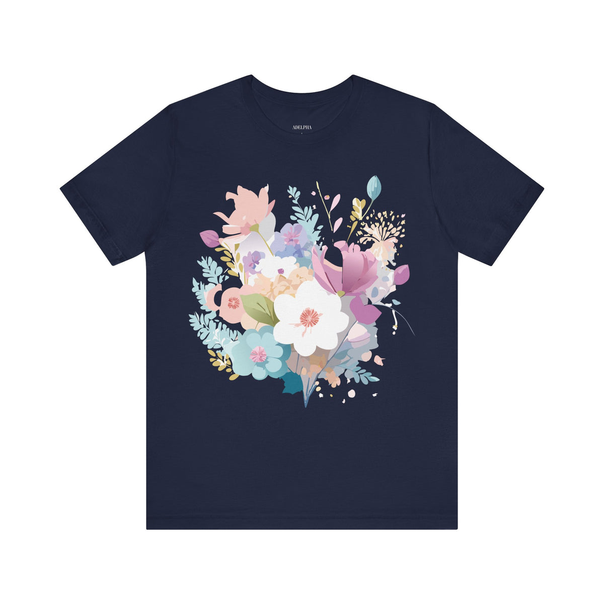 Floral Graphic Tee Shirt - Bella+Canvas Unisex 100 Cotton 47