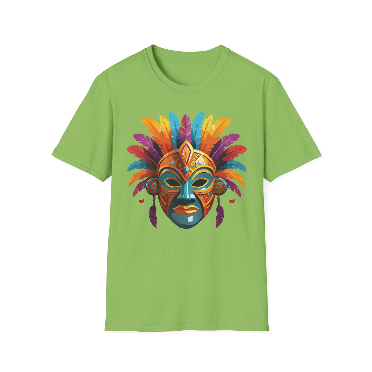Mask Masquerade Carnival Graphic Tee Gildan Unisex 100 Cotton Tee Shirt m31