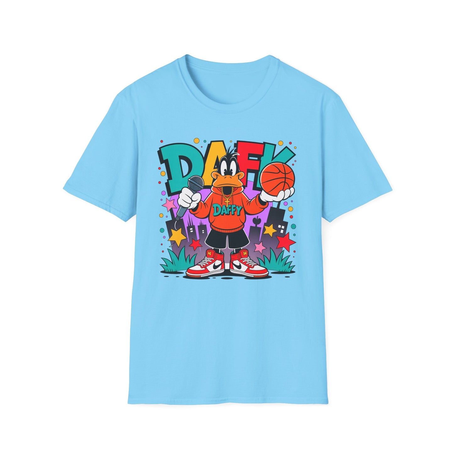 Funny Animals Cartoon T Shirt Unisex Graphic Tee Animation Shirt Softstyle Cotton