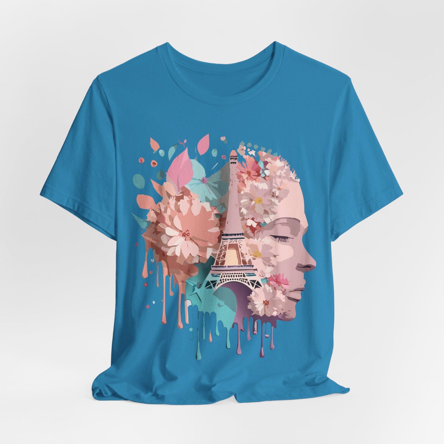 Tourist Paris Graphic Tee Unisex Jersey Short Sleeve Vintage Inspired Artwork