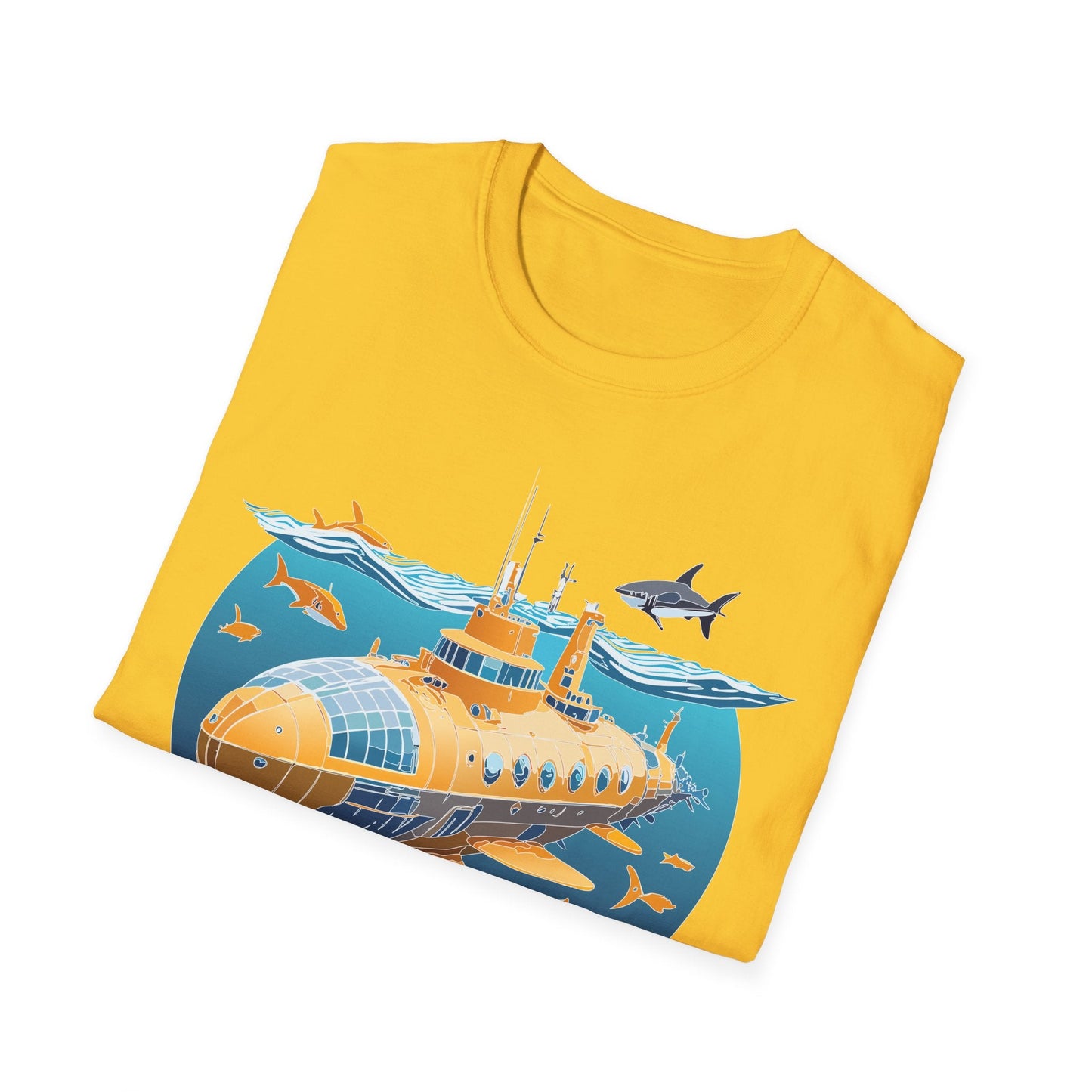 Ocean Graphic Unisex Softstyle Cotton Tee 12