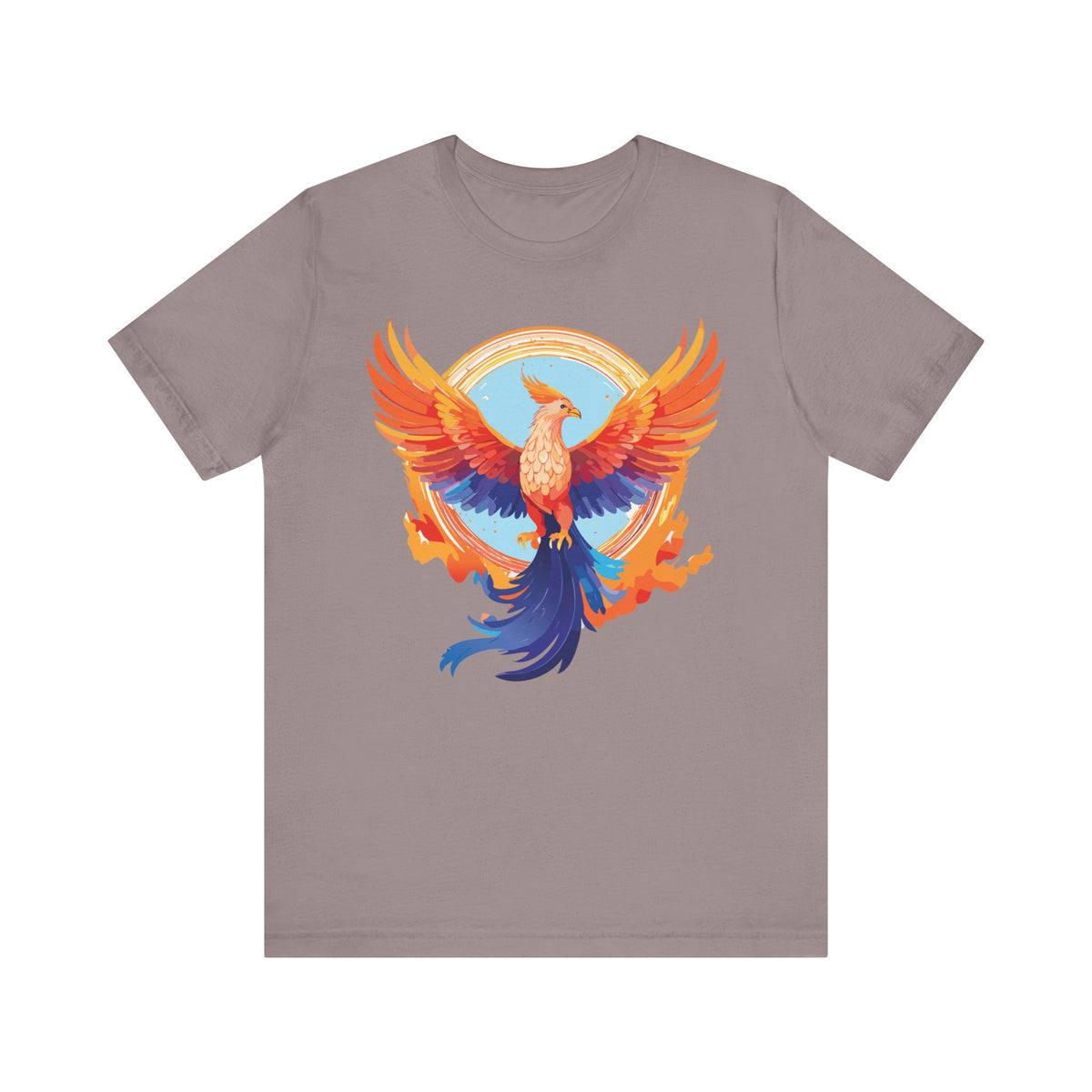 Bird Graphic Unisex Cotton Bella+Canvas Tee with Art Animal Design ab57