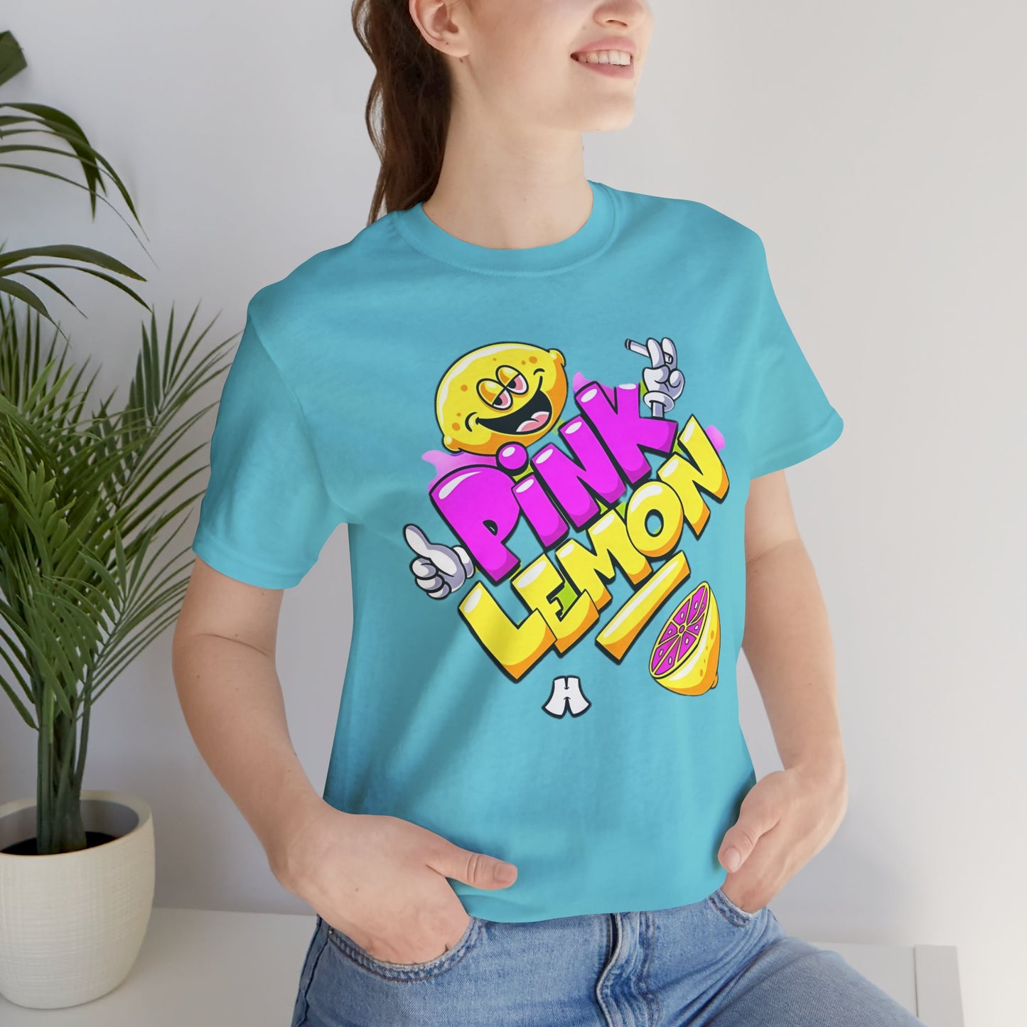 Lemon Graphic Tee, Graphic T-Shirt, Funny Lemon Shirt, Cute Cartoon Tees, Art T-Shirt, Art Design Tees