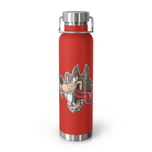 22oz Copper Insulated Water Bottle with Cartoon Design - CV71