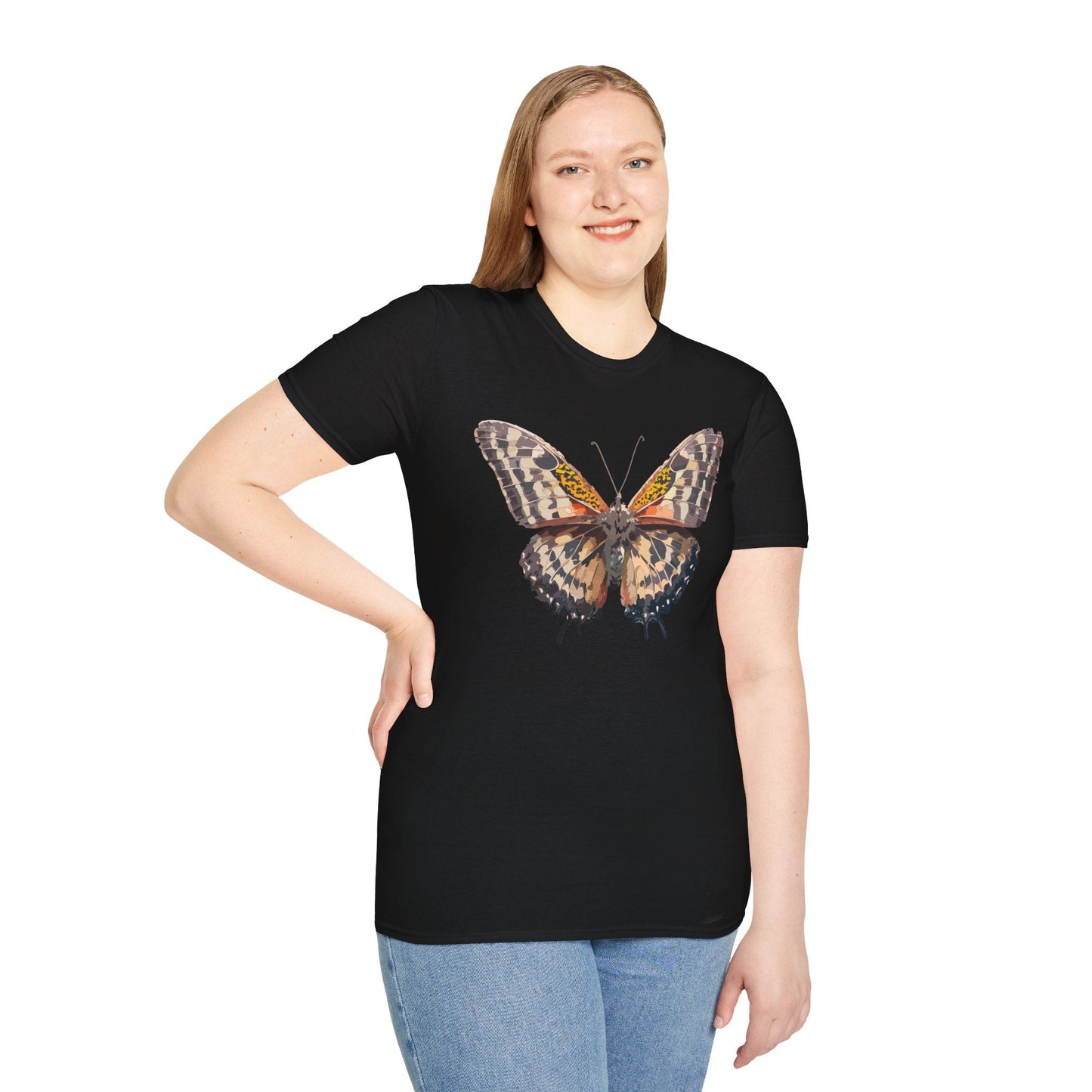 Butterfly Shirt Unisex Tee Monarch Butterfly Tee Softstyle Gildan 64000 Classic Fit