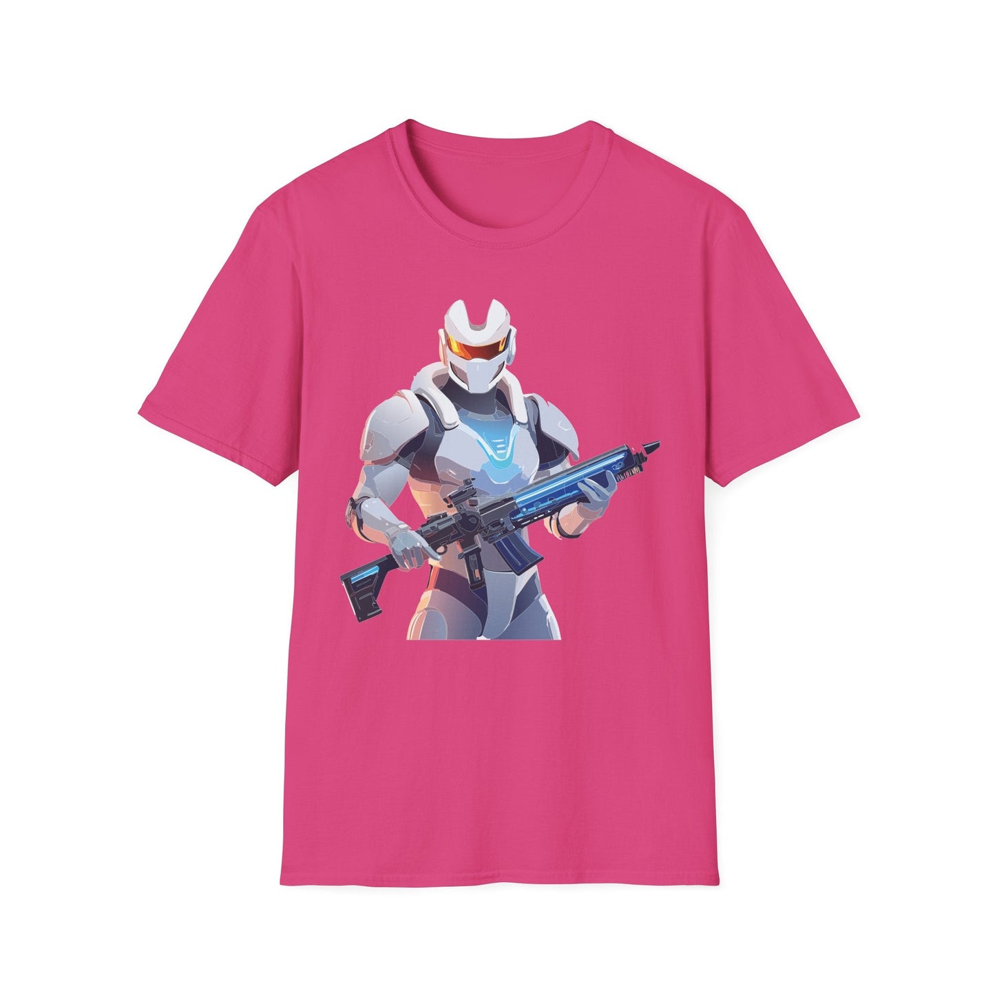 Robocop T Shirt Unisex Gildan Softstyle 64000 100 Percent Ring Spun Cotton Tee With Artwork