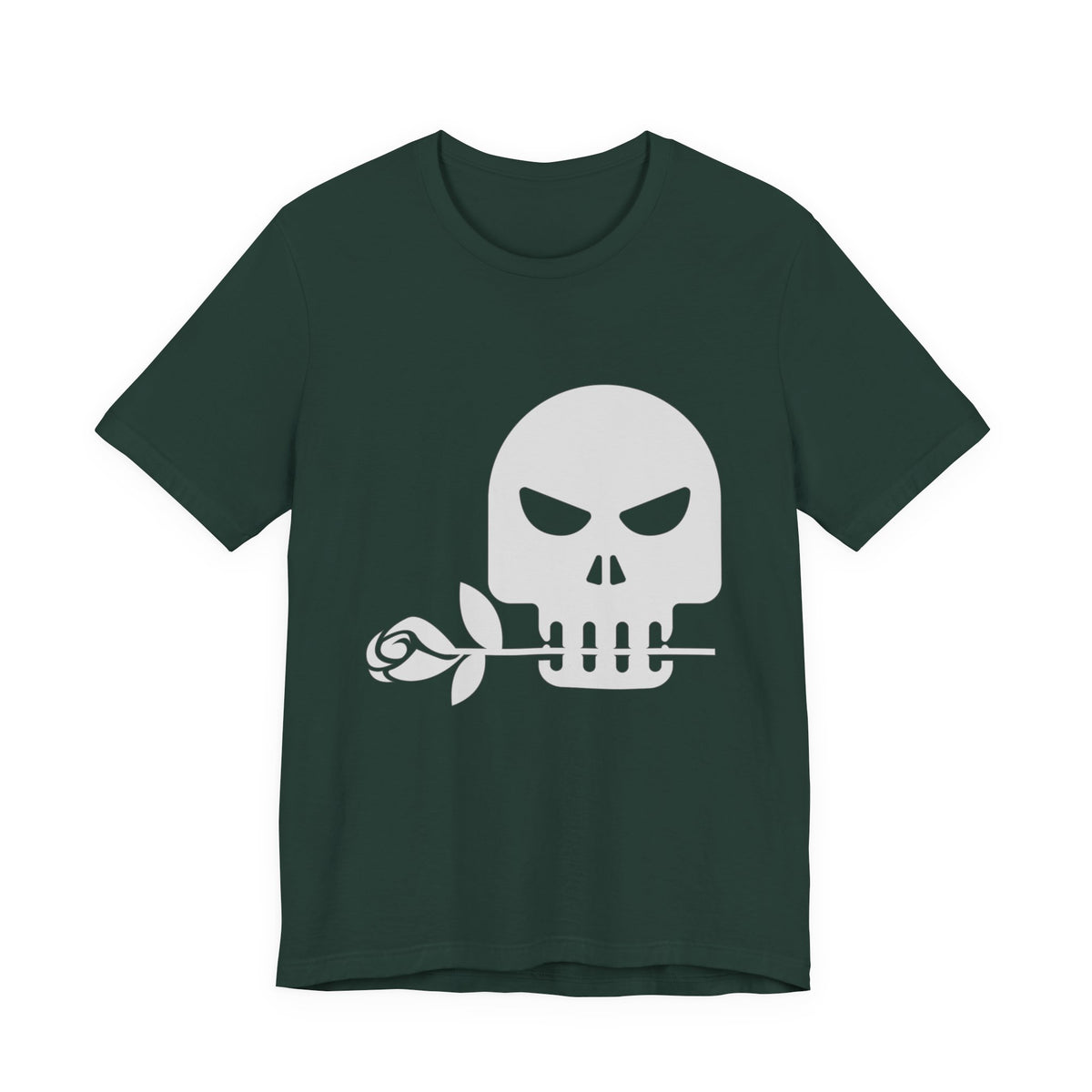 Camiseta unisex de algodón con calavera