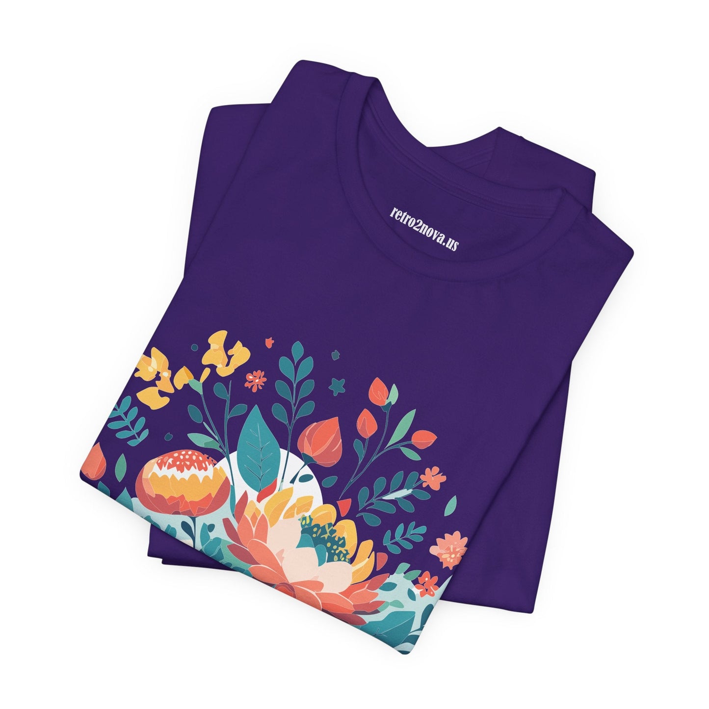 Flowers Shirt Floral Shirt Unisex Jersey Short Sleeve Tee Breathable Fabric Free Shipping