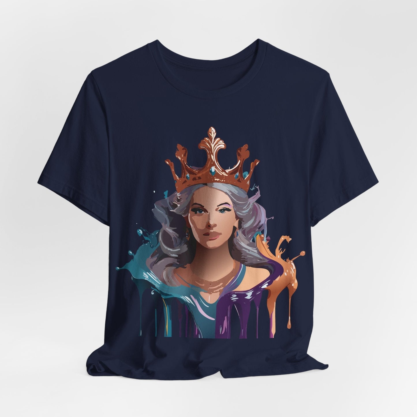Queen Graphic Tee By Adelpha Art Design Unisex Short Sleeve Vintage Inspired Shirt