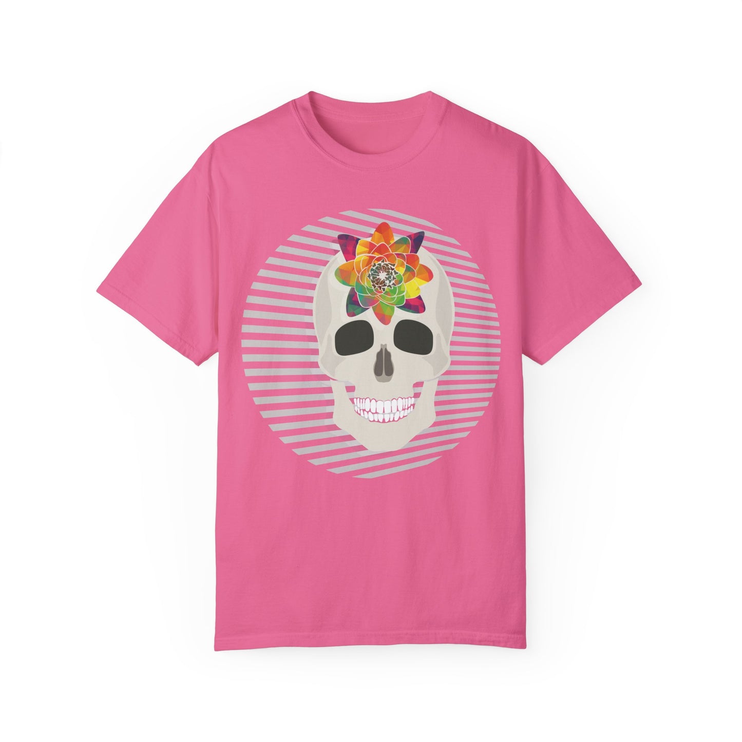 Unisex Cotton Tee Shirt with Skull