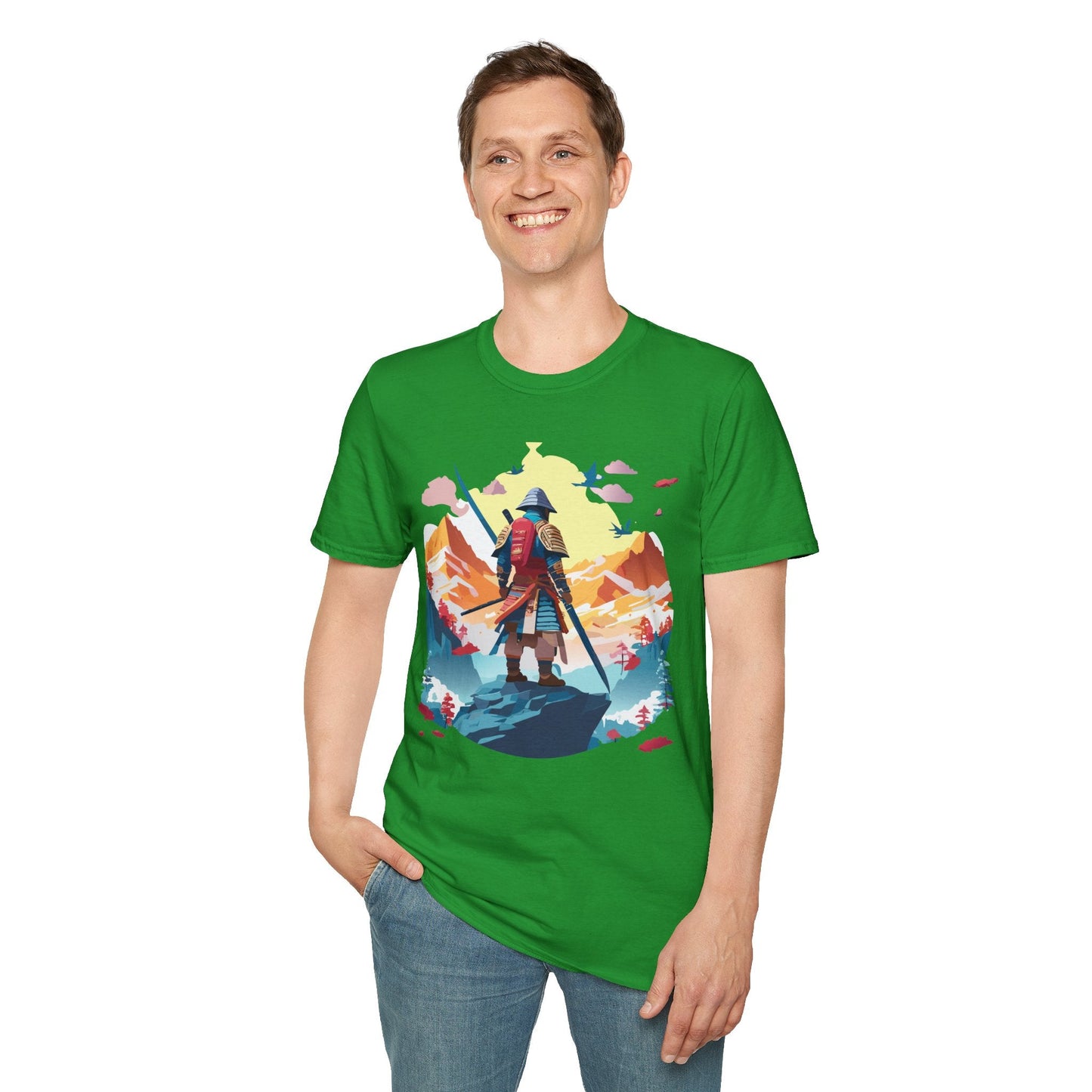 Samurai Shirt Unisex T Shirt Gildan Softstyle 64000 Cotton Tee For Everyday Comfort