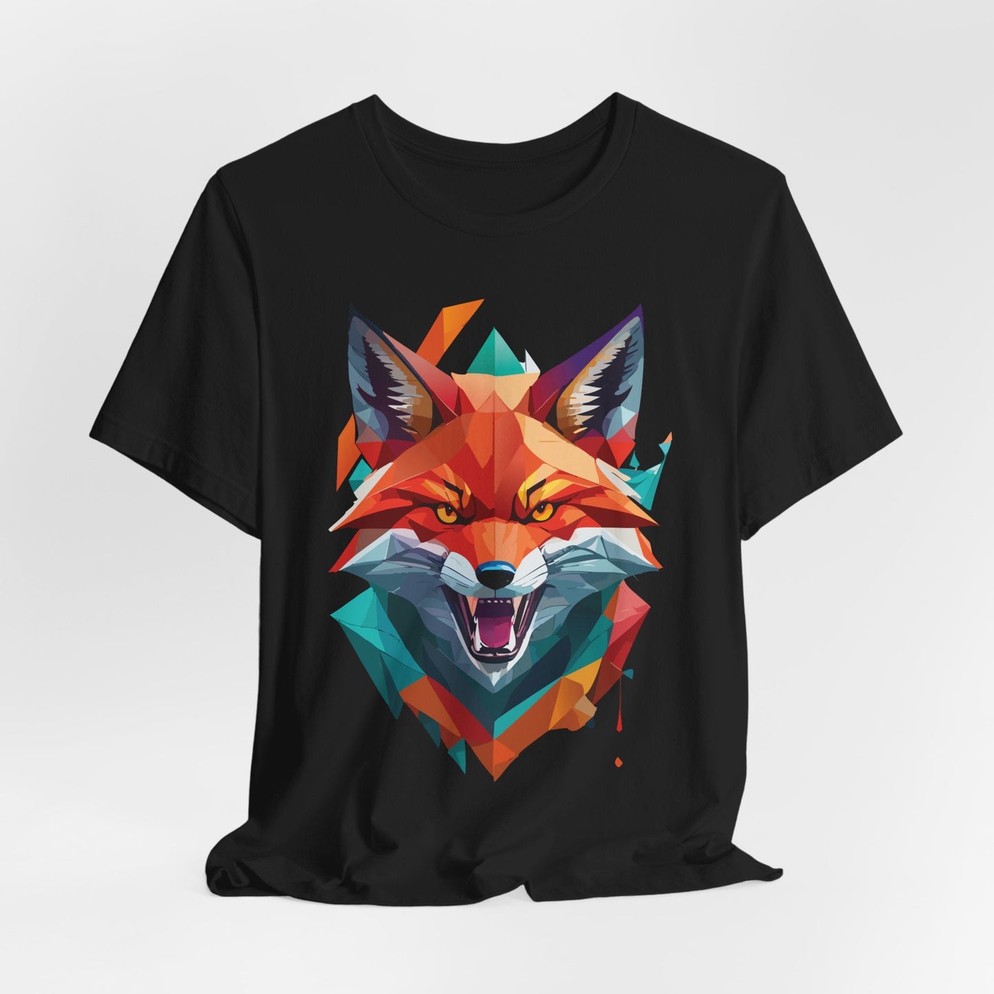 Unisex Animal Print Tee Shirt With Wild Animals Art Design For Men Women Soft Cotton