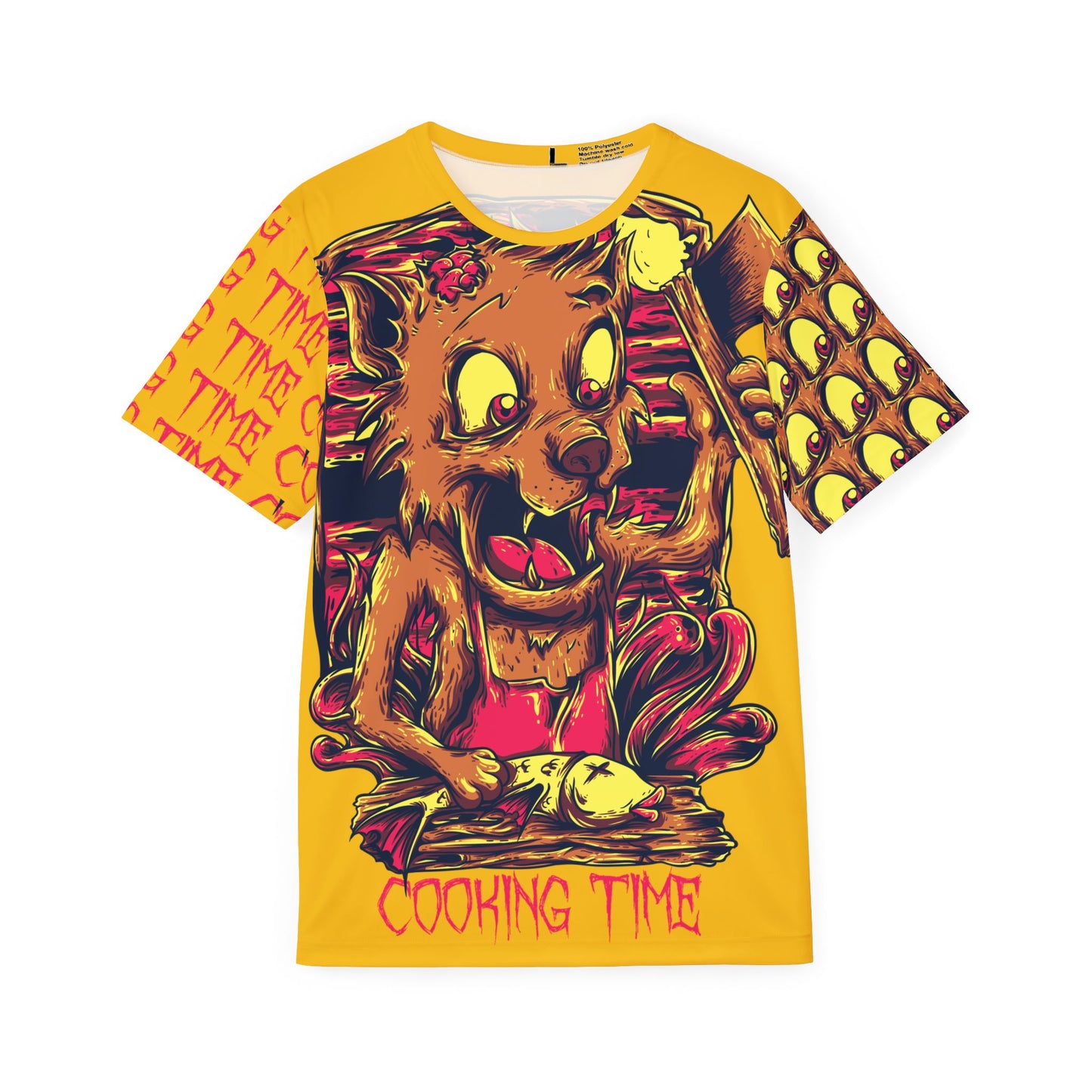 Be22 Fun Graphic T-Shirt, Art Design Poly Shirt, All Over Print Graphic Tee, Funny Print T-Shirt, Funny Cartoon Tee