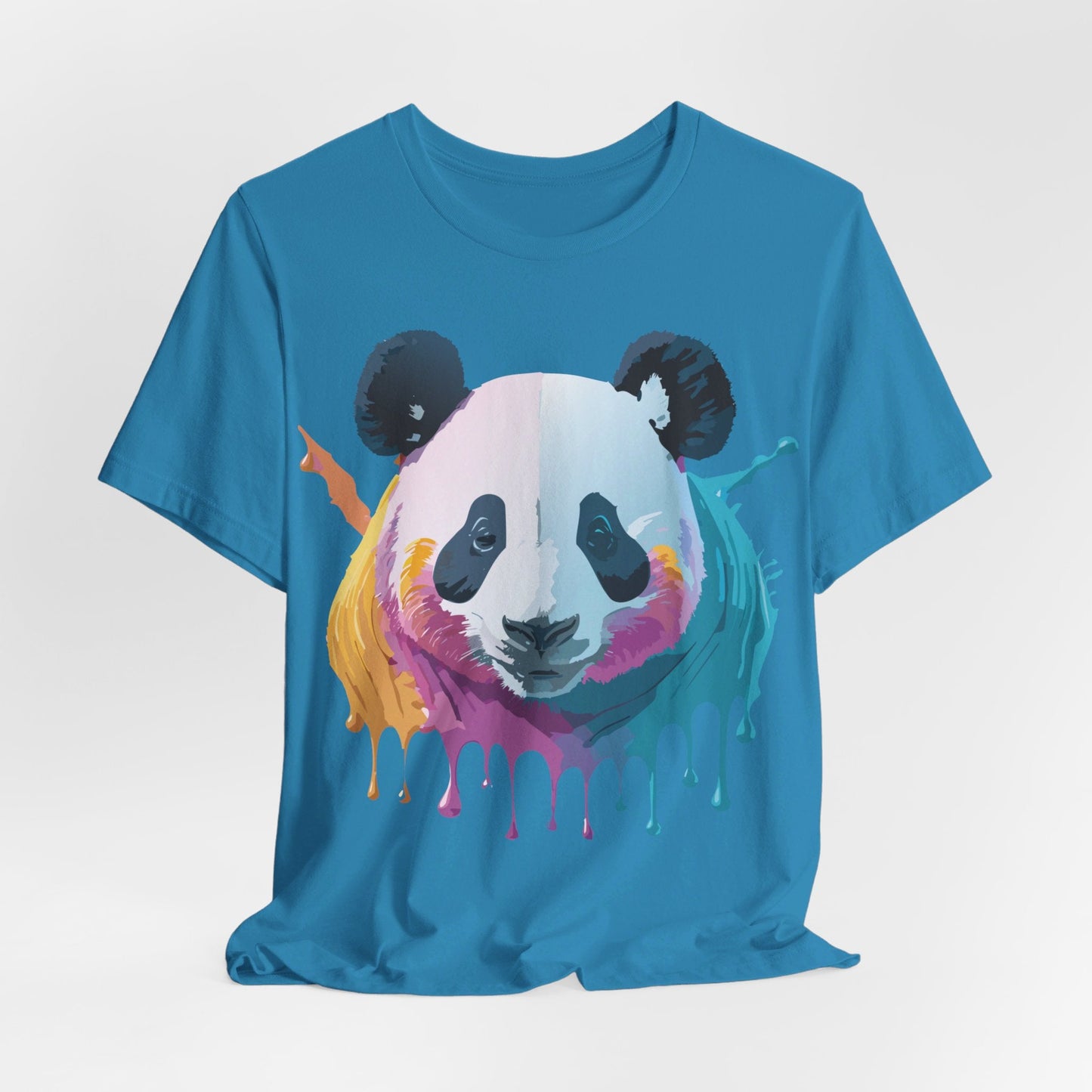 Adelpha Panda Graphic Tee Unisex Vintage Inspired Art Design Short Sleeve Shirt Edition