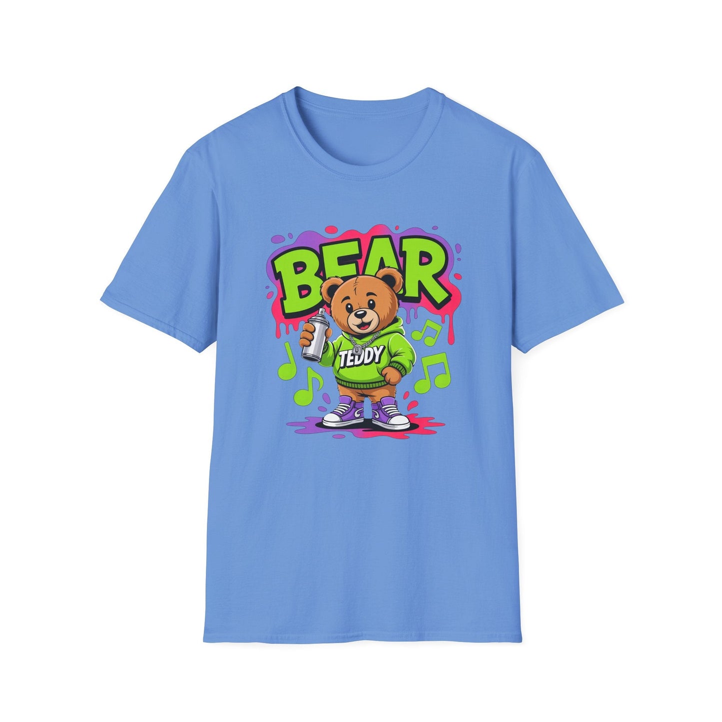 Funny Animal Cartoon T Shirt Unisex Softstyle Graphic Tee Gildan 64000 Animation Tee