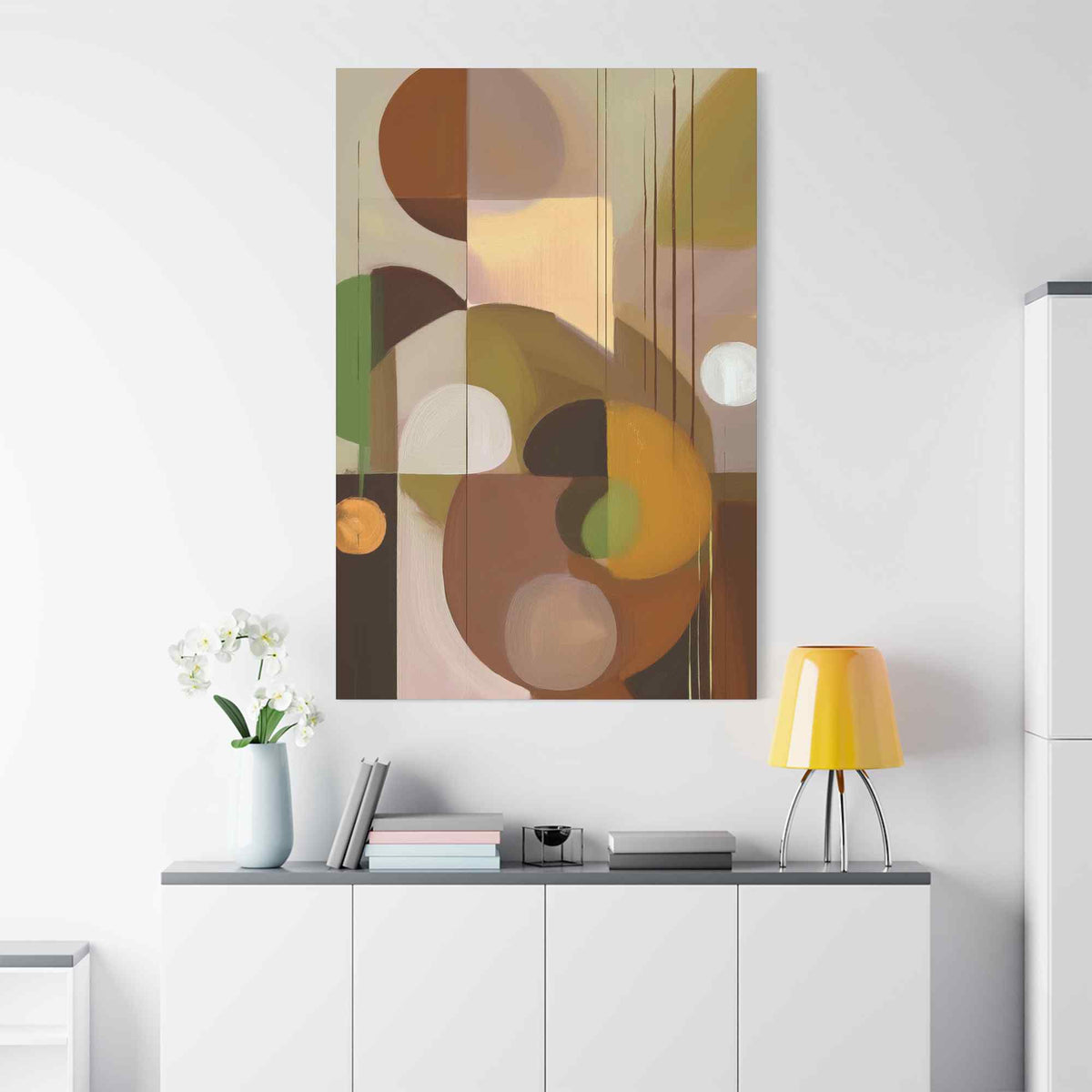 Abstract Geometric Painting Print Canvas 20x24,20x30,24x30 24x32,24x36,30x40 32x48,36x48,40x60 Pine-Wood Inner Frame ABS-54