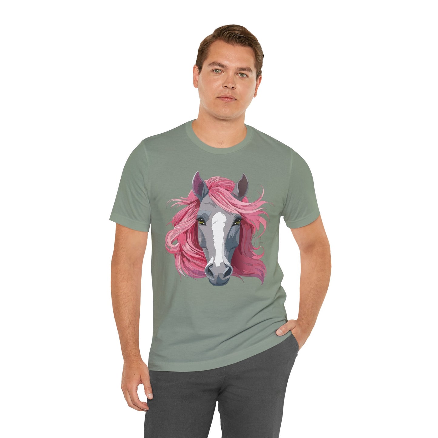Unisex Animal Art Design Tee Shirt With Wild Animals Graphic Short Sleeve Everyday Wear