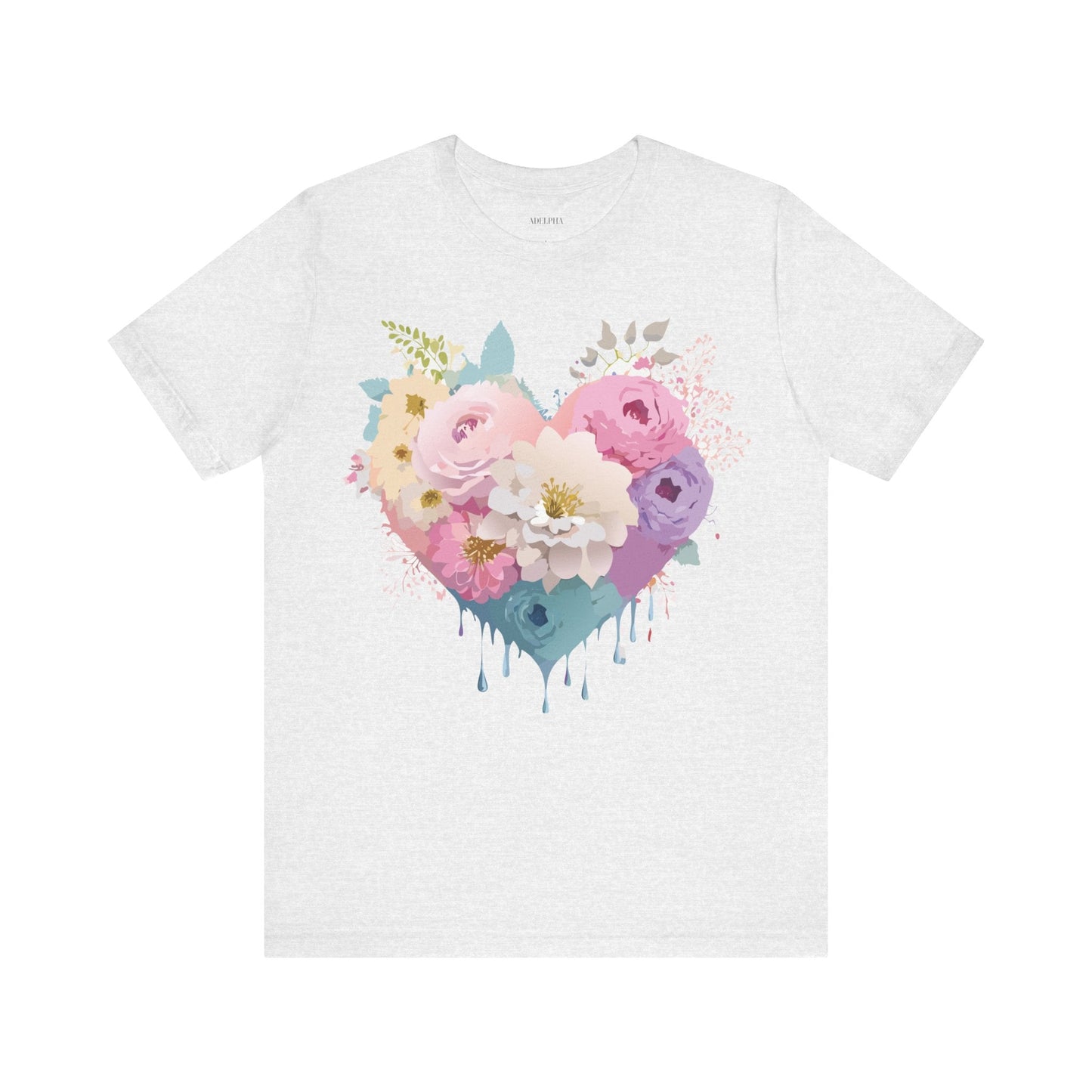 Valentine Graphic Tee Unisex Short Sleeve Shirt With Adelpha Vintage Artwork Design