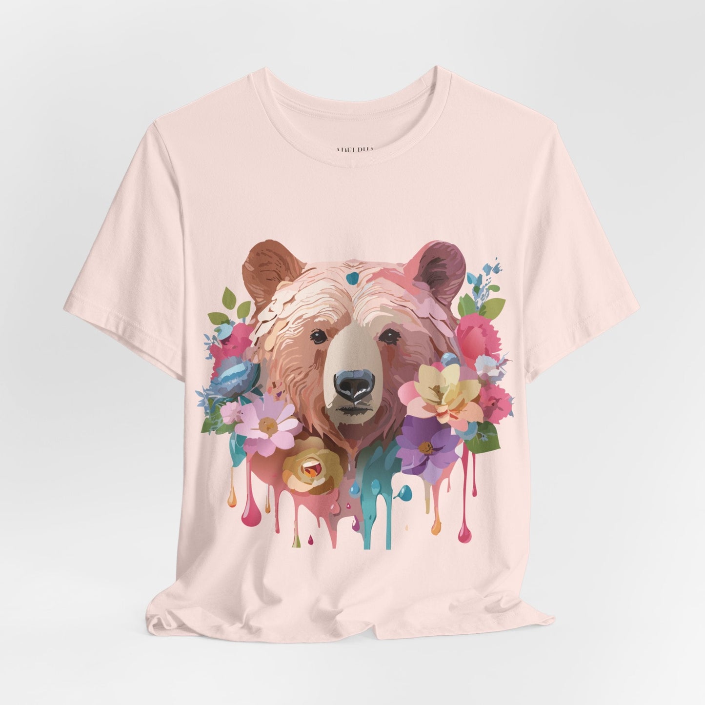 Bear Shirt Graphic Tee Unisex Jersey Short Sleeve Vintage Inspired Adelpha