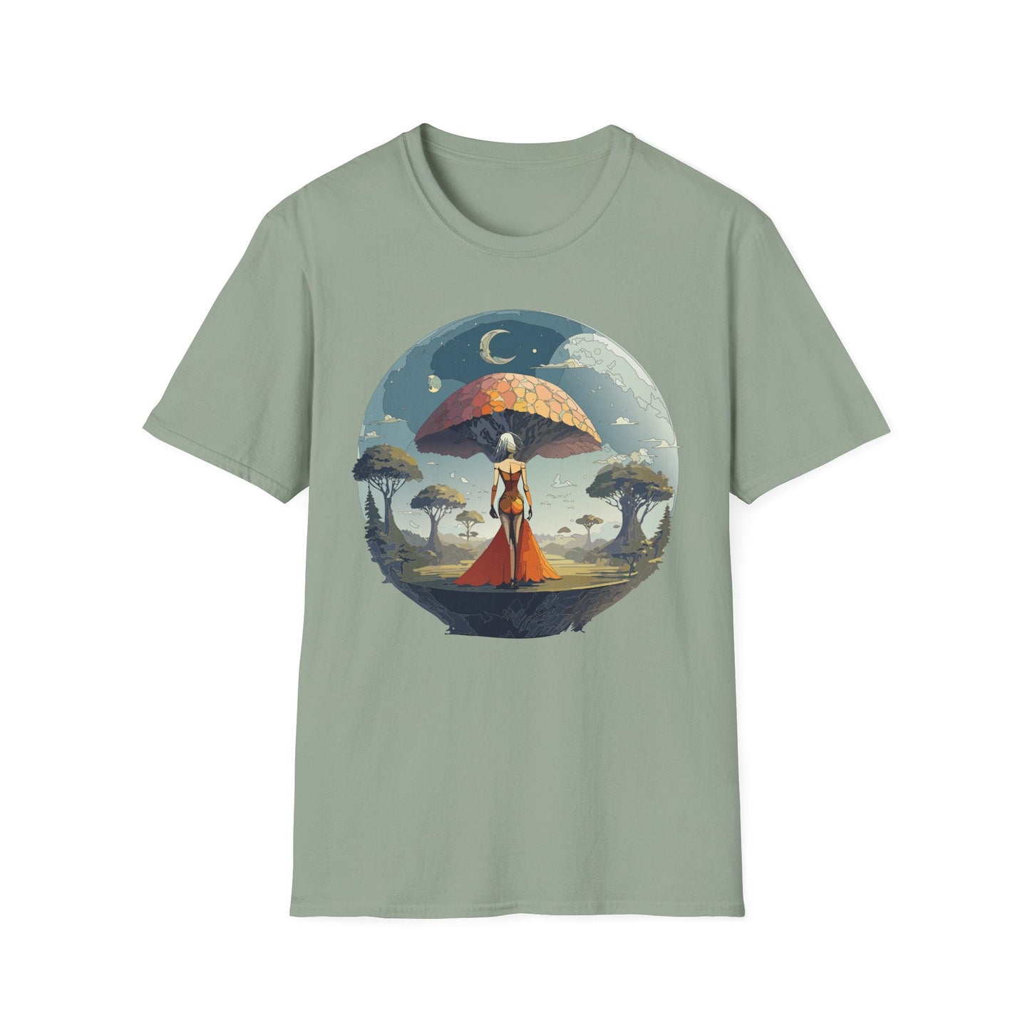Womens Graphic T Shirts Art Design Shirt Softstyle Casual Tee 64000 Gildan Ring Spun Cotton