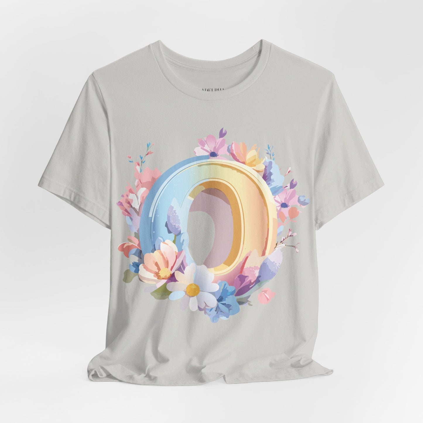 Adelpha Letter O Shirt Unisex Graphic Tee Vintage Inspired Art Design Jersey Short Sleeve
