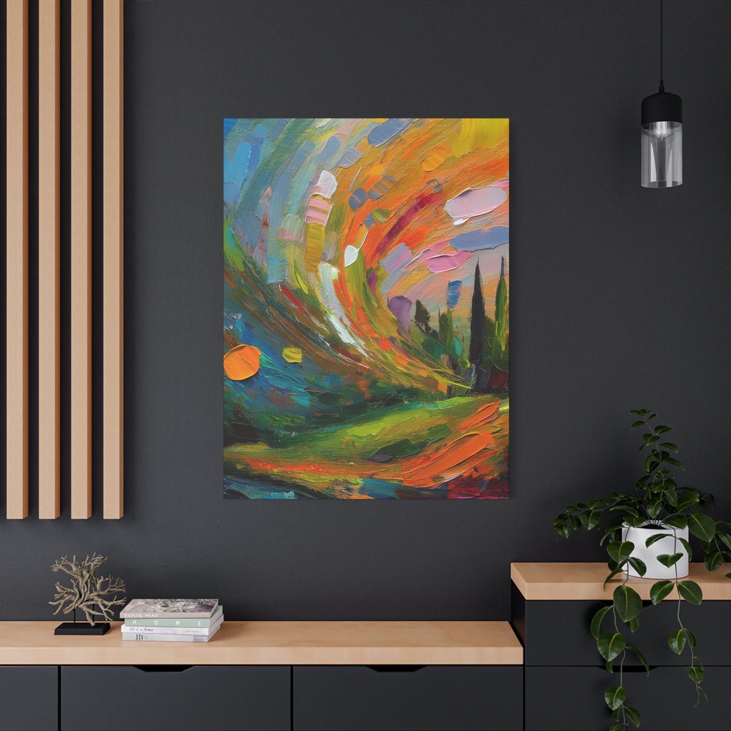 Abstract Oil Painting Print Canvas 20x24,20x30,24x30 24x32,24x36,30x40 32x48,36x48,40x60 Pine-Wood Inner Frame ABS-119