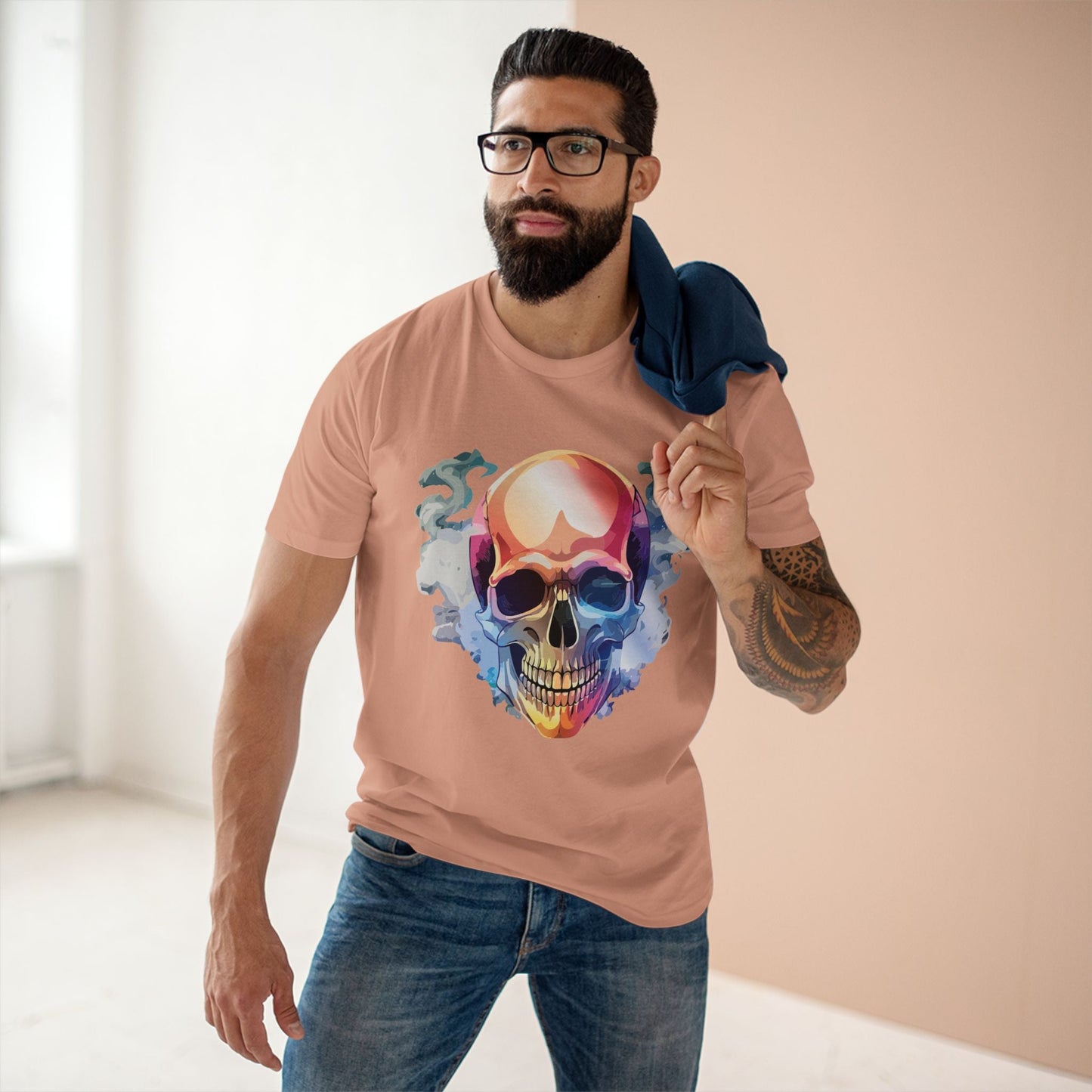 Skull Shirt Skeleton Art Tee Unisex Premium Cotton Retro2Nova From Art Collection
