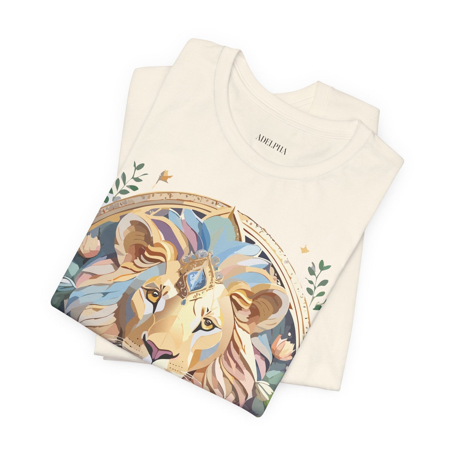 Medallion Graphic Unisex 100 Cotton Vintage Animal Medal Artwork Tee 3