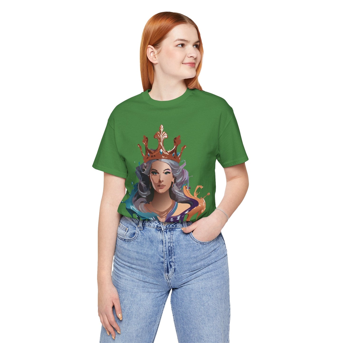 Queen Graphic Tee By Adelpha Art Design Unisex Short Sleeve Vintage Inspired Shirt