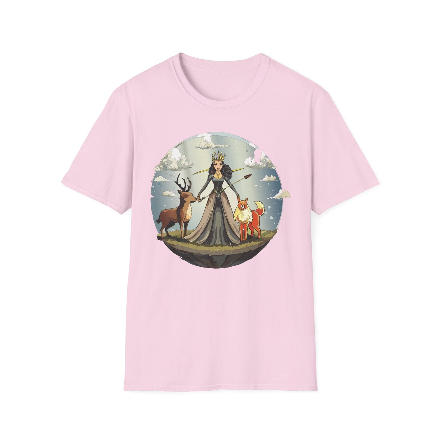 Womens Graphic T Shirt Art Design Tee Softstyle Gildan 64000 Cotton Comfort Fit Casual Wear