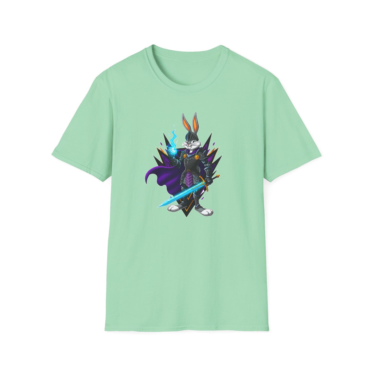 Bugs Bunny Shirt Unisex Gildan Softstyle Tee 100 Percent Cotton Cartoon Graphic Design