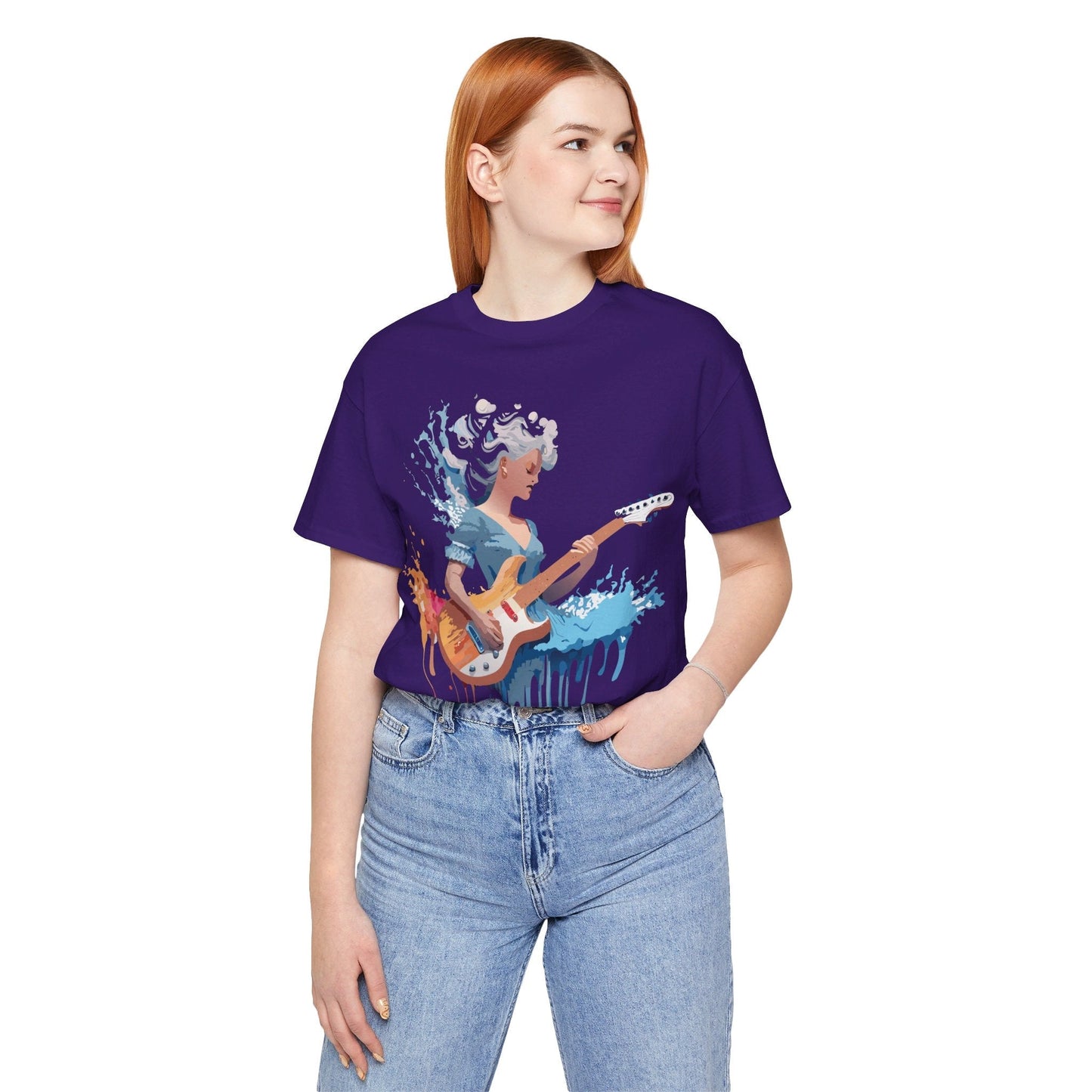 Music Graphic Unisex 100 Cotton Vintage Art with Musical Elements Tee 47