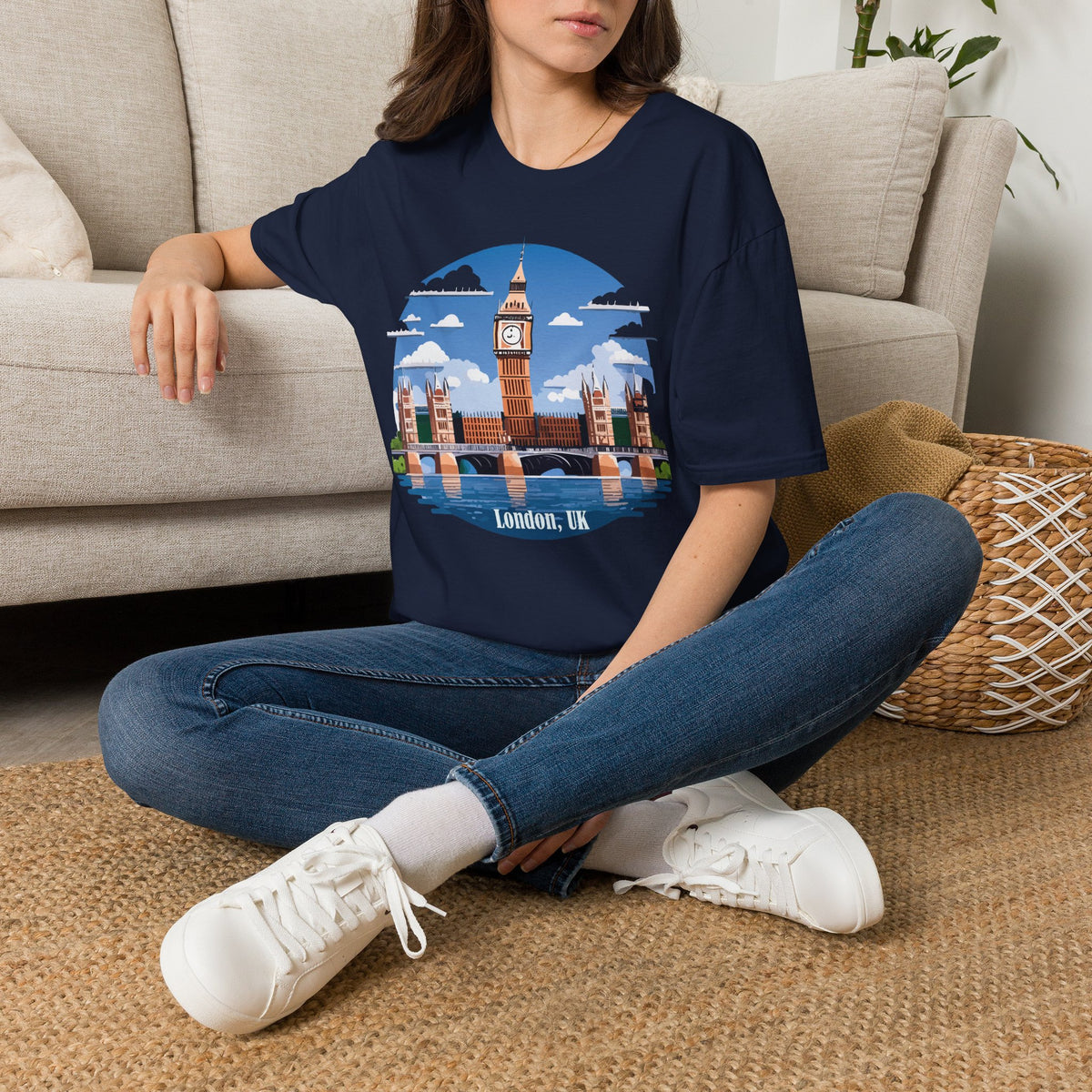 Big Ben London Skyline T-Shirt | London UK Landmark Tee