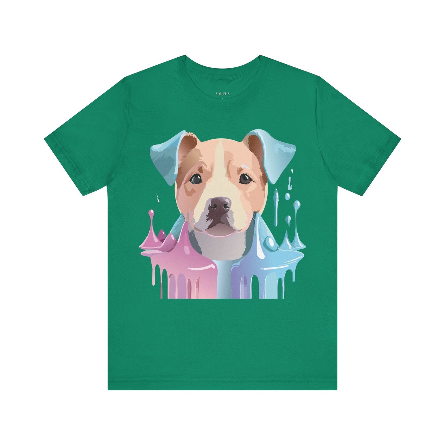 Unisex Dog Graphic Tee With Vintage Inspired Artwork By Adelpha Short Sleeve Shirt