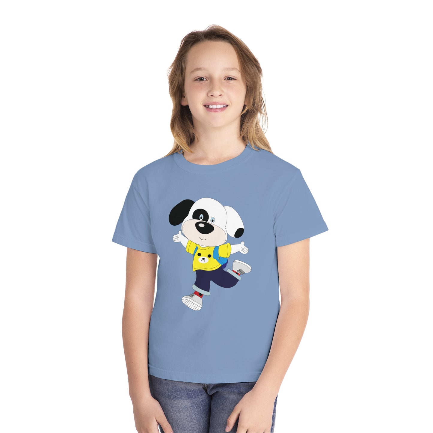 Camiseta juvenil con perrito