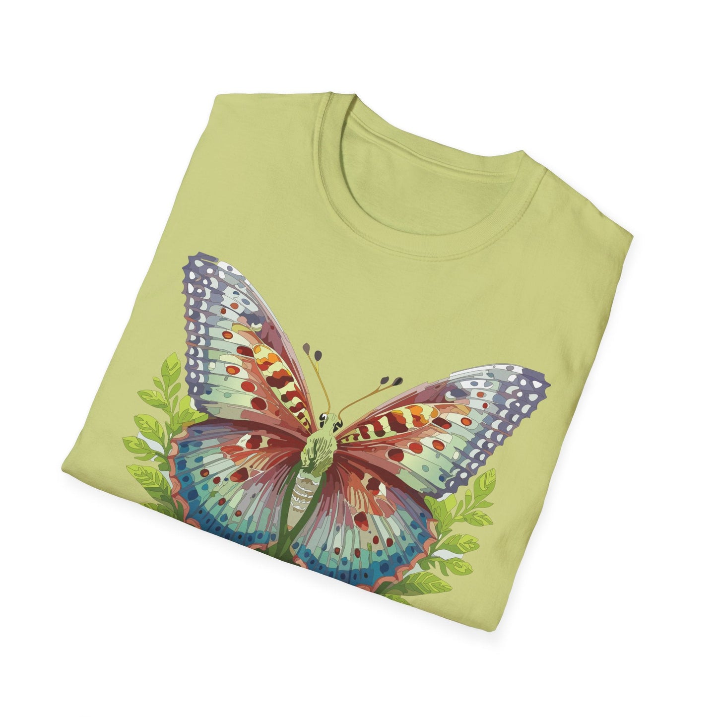 Butterfly Shirt Unisex T Shirt Gildan Softstyle 64000 Breathable Ring Spun Cotton Monarch Tee