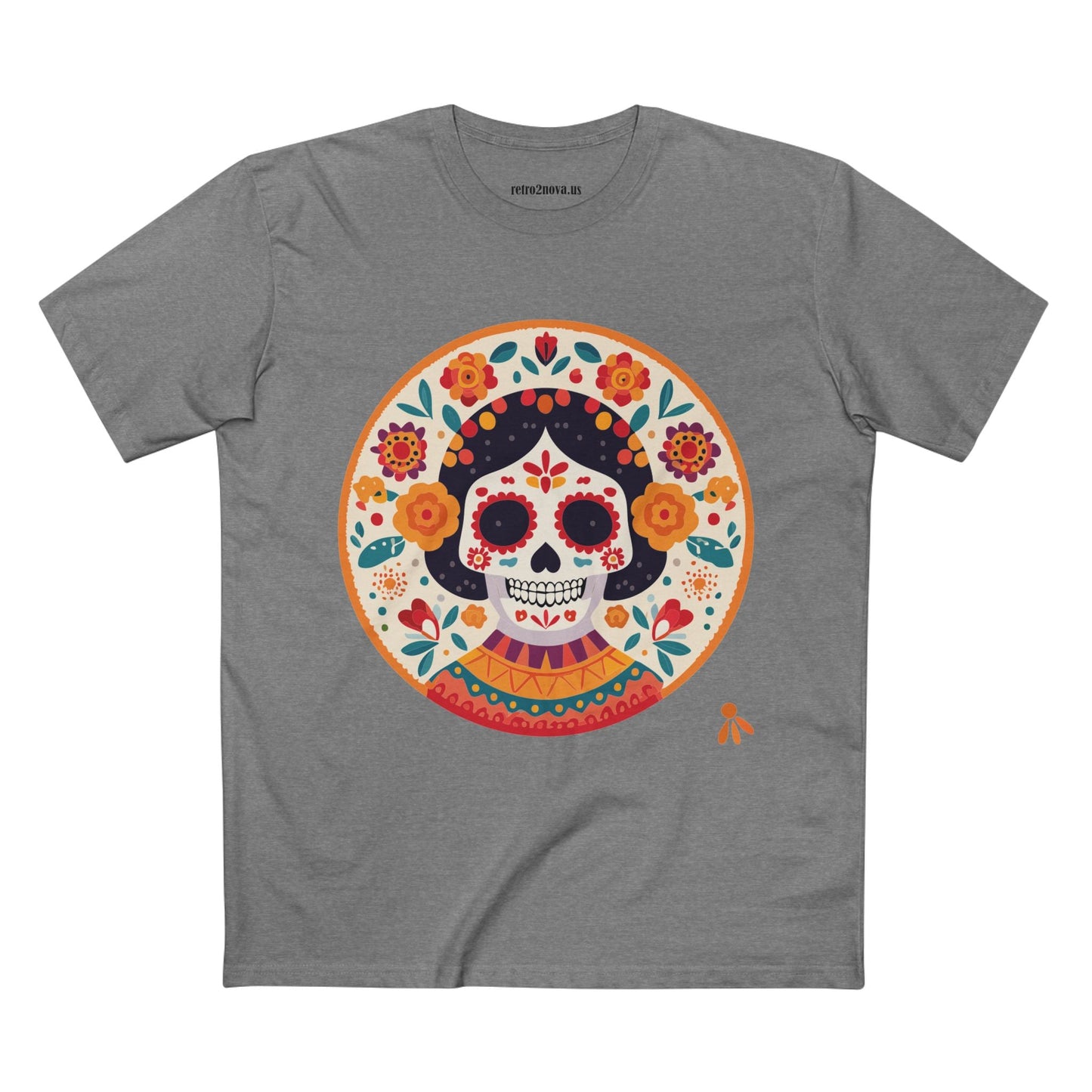Skull Shirt Unisex Skeleton Tee Premium Cotton With Original Art Design Retro2Nova SS52