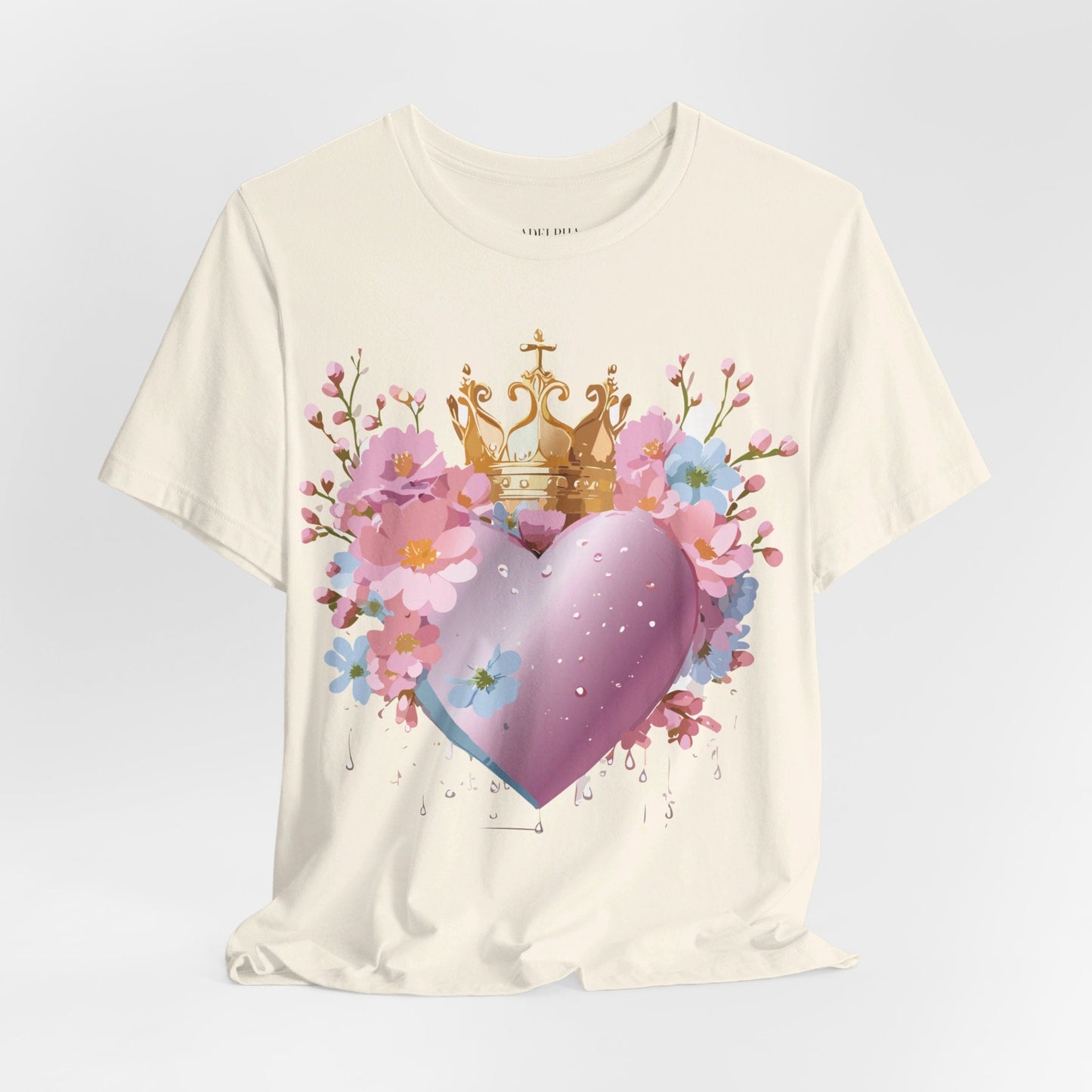 Valentine Graphic Tee Unisex Jersey Short Sleeve By Adelpha Vintage Inspired Artwork