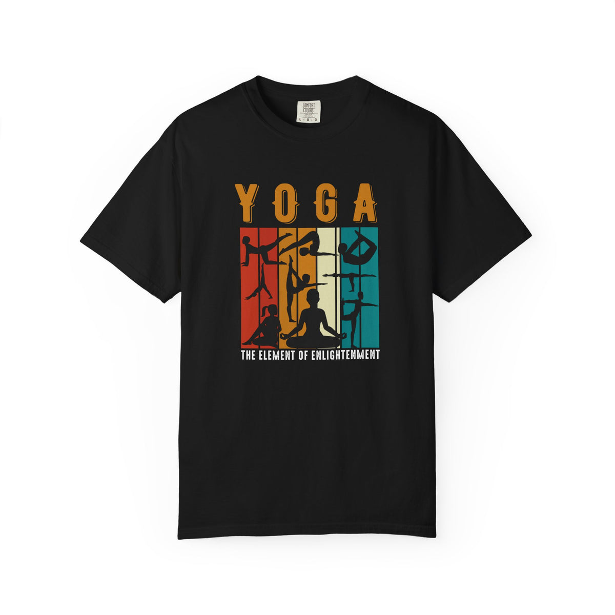 Yoga Lovers Unisex Comfort Colors Garment-Dyed Heavyweight 100 Cotton Art Design T-Shirt w191